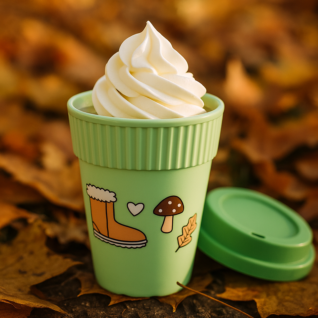 Opakovaně použitelný kelímek - Podzim zelený bota