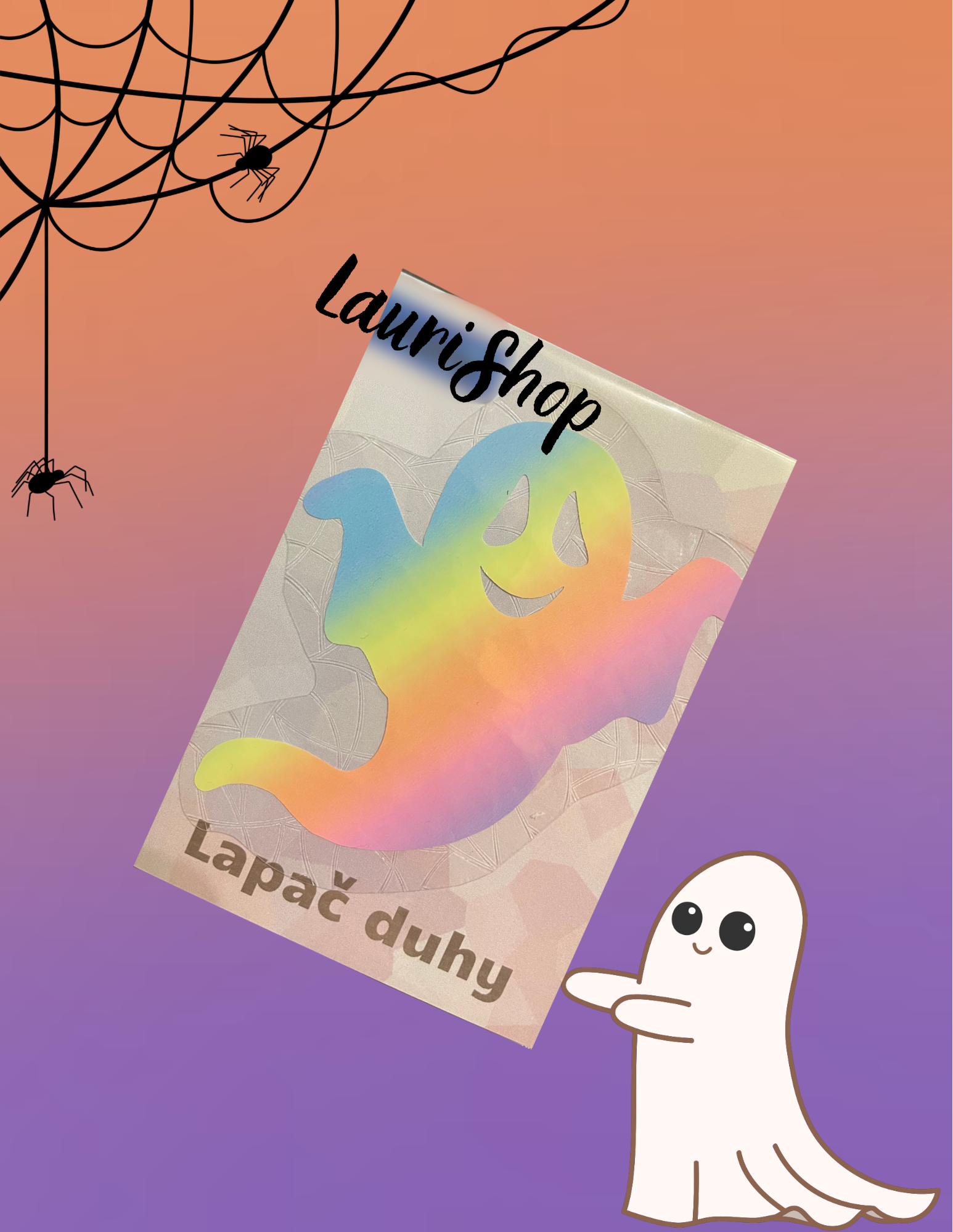 Lapač duhy - duch plný barevny