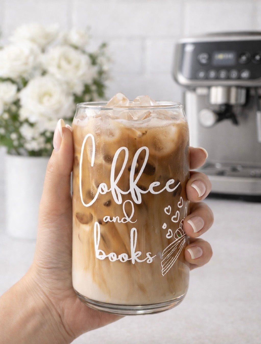 Sklenička - Coffee and books