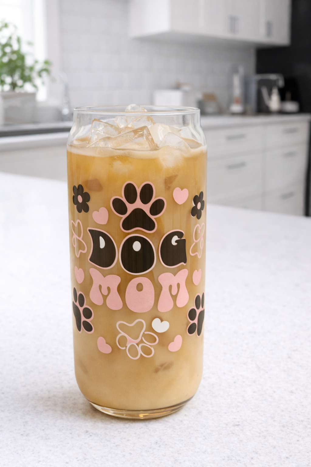 Sklenička - dog mom