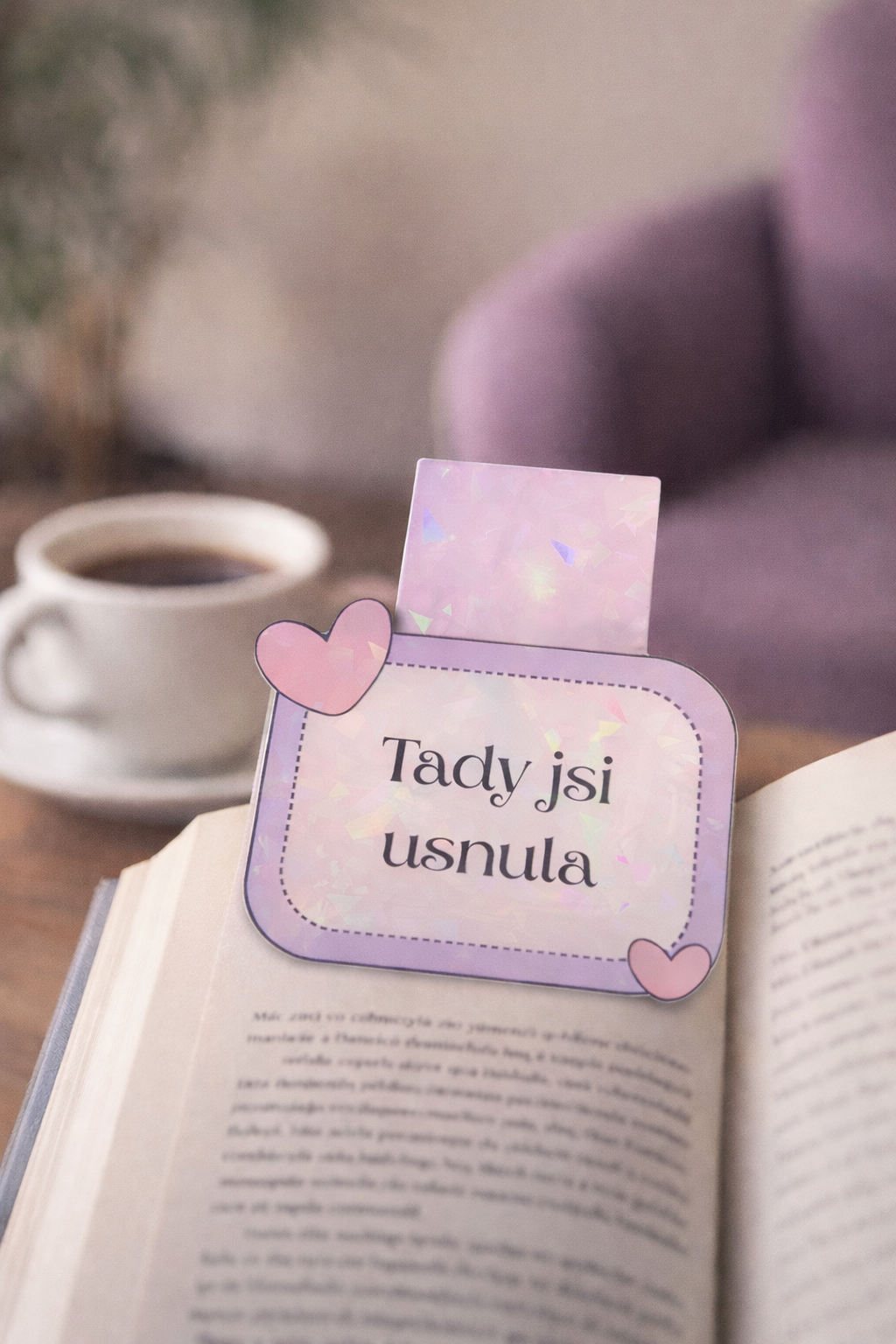 Magnetická záložka - maxi tady jsi usnula