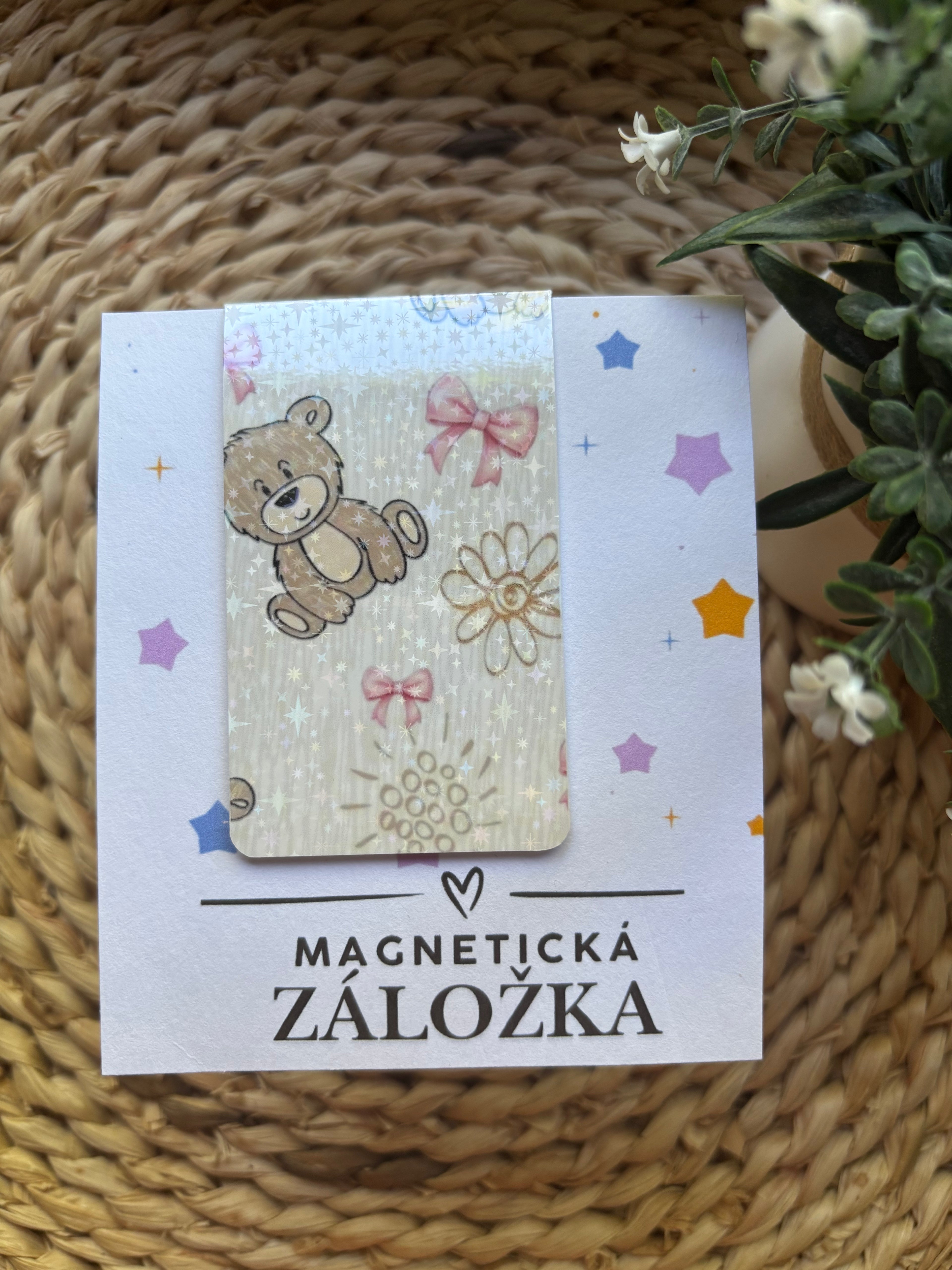 Magnetická záložka - medvídek