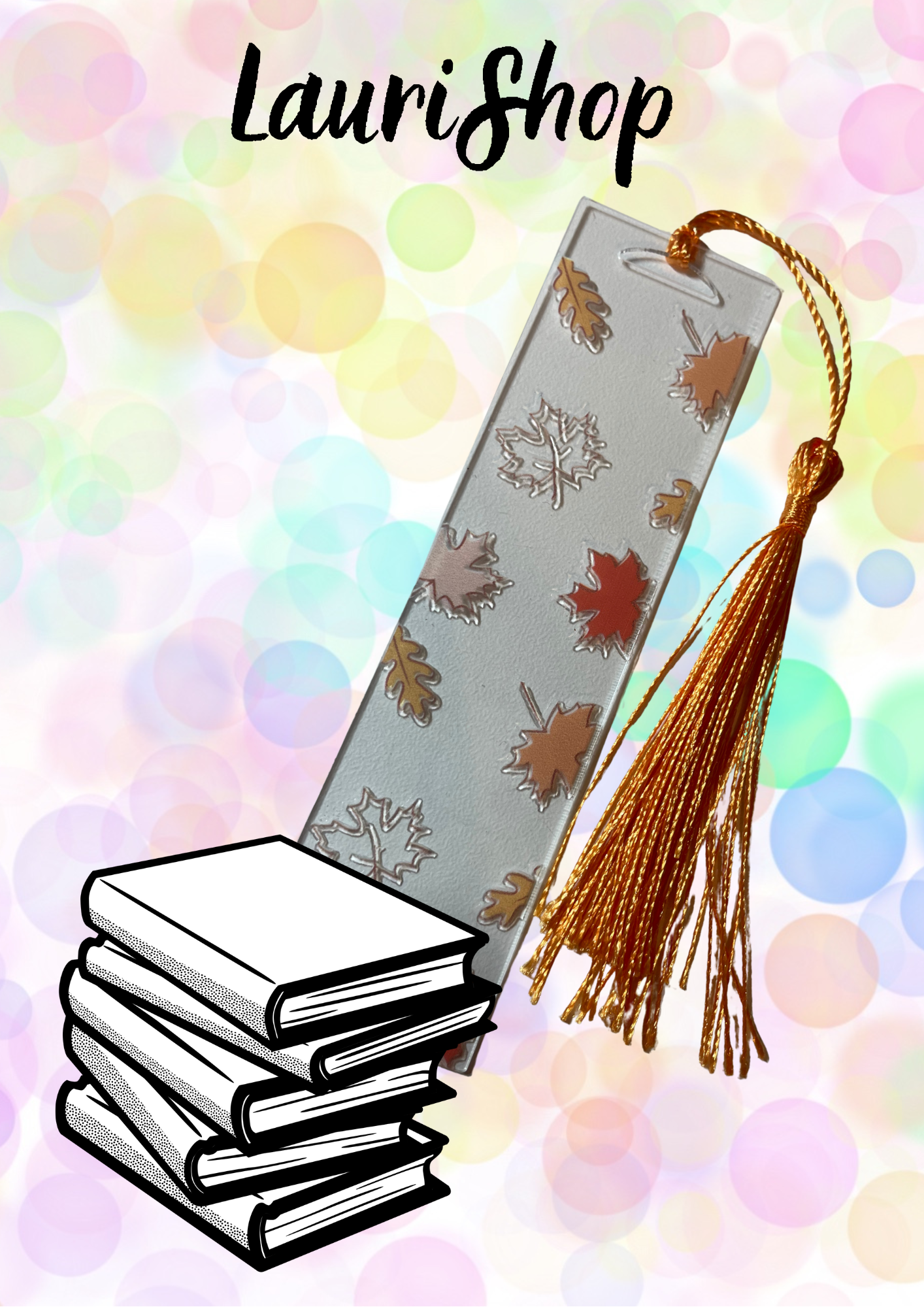 Záložka do knihy - listy podzim