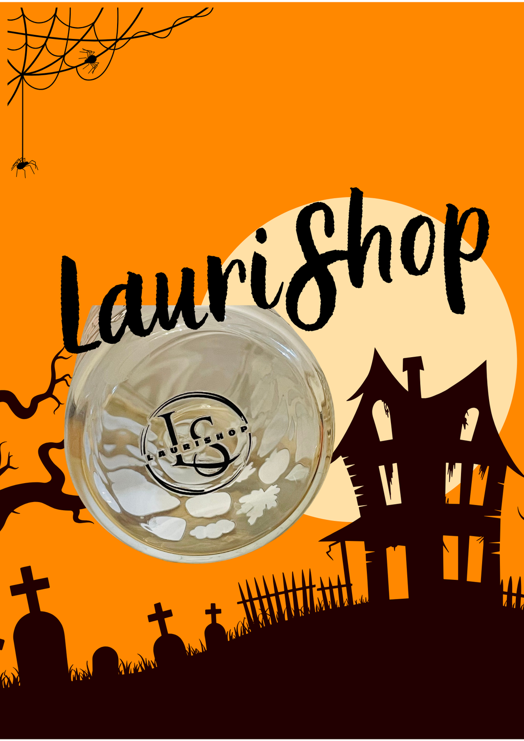 Sklenička - černá dýně