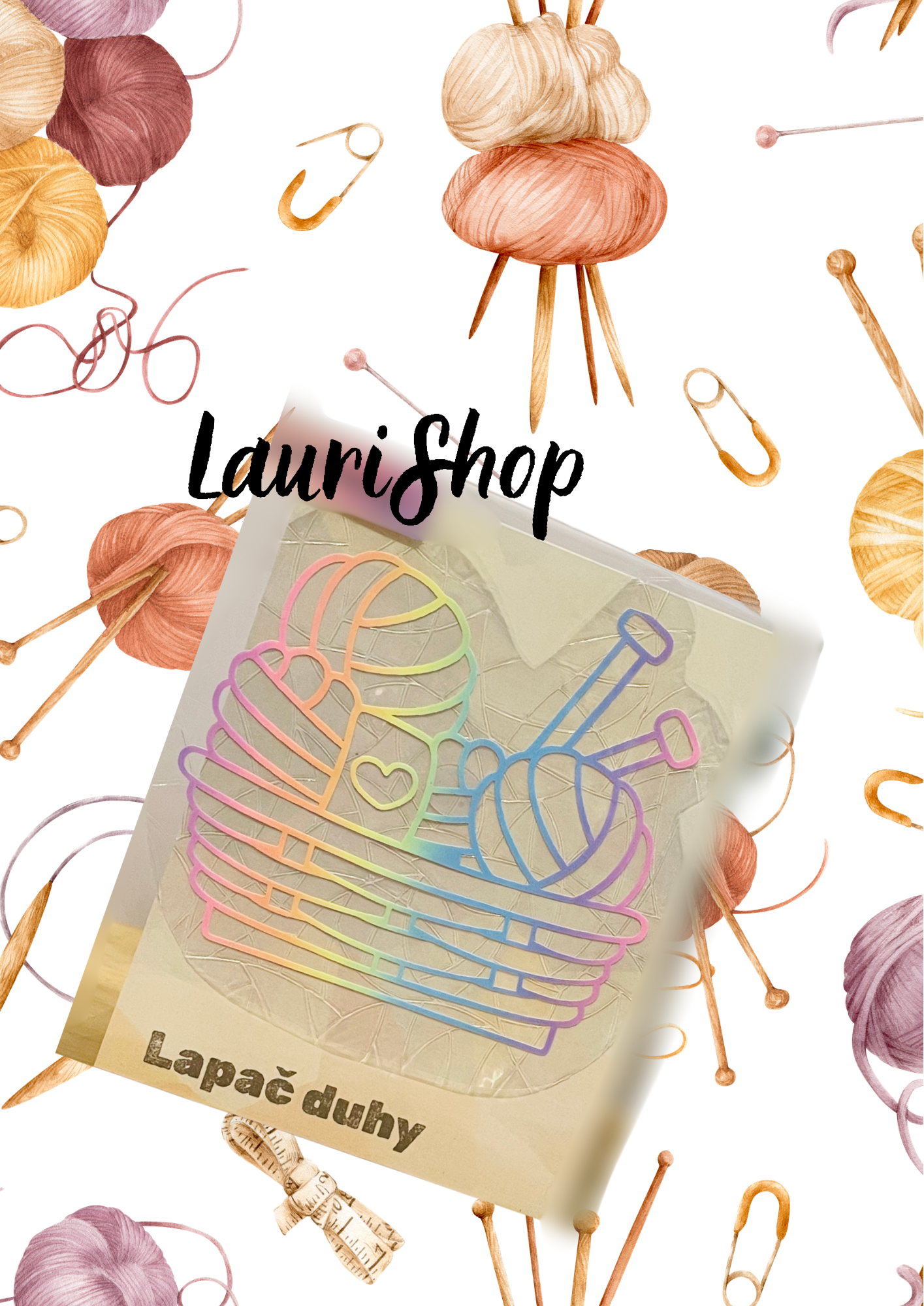 Lapač duhy - pletení barevné