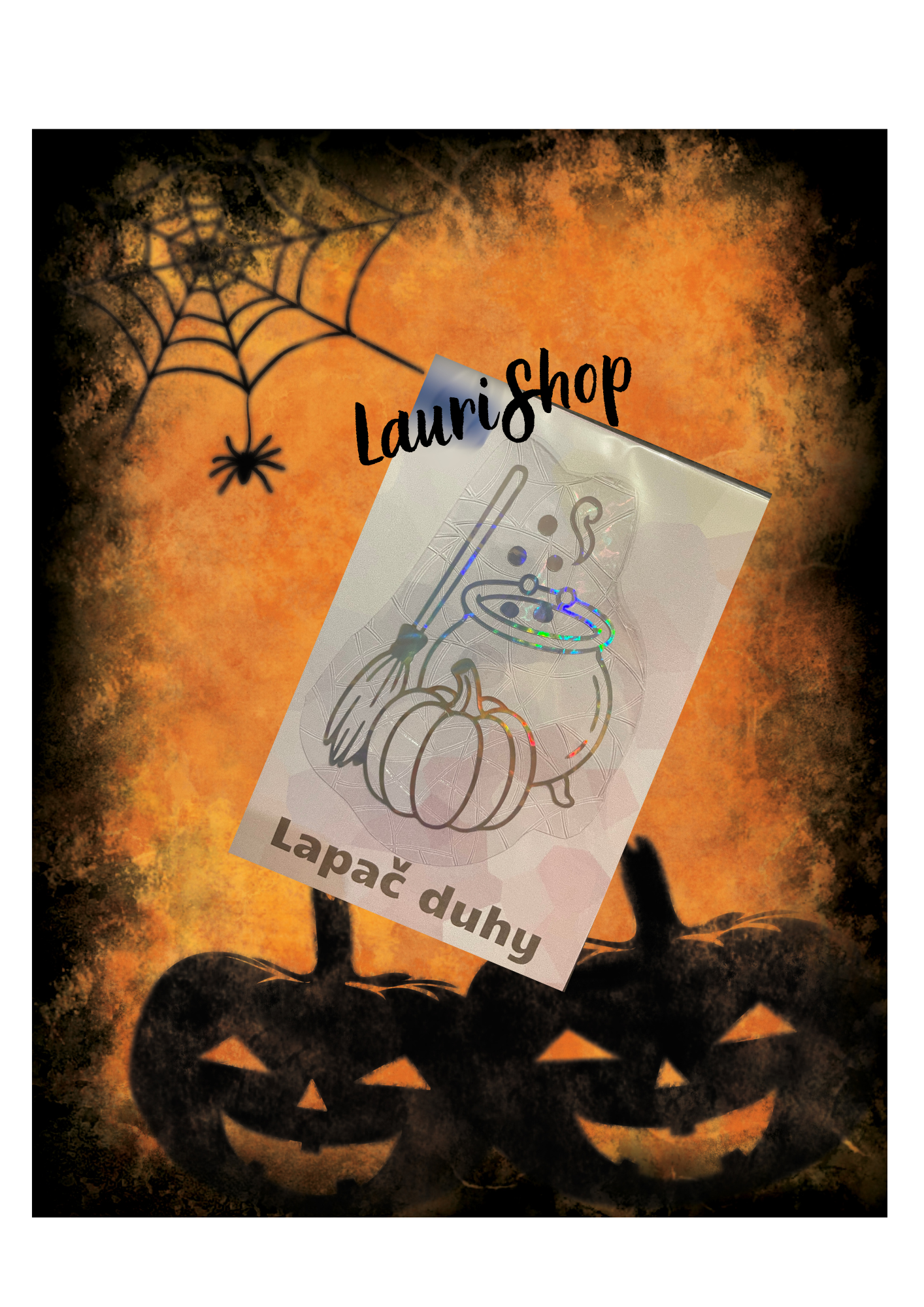 Lapač duhy - helloween kotlík