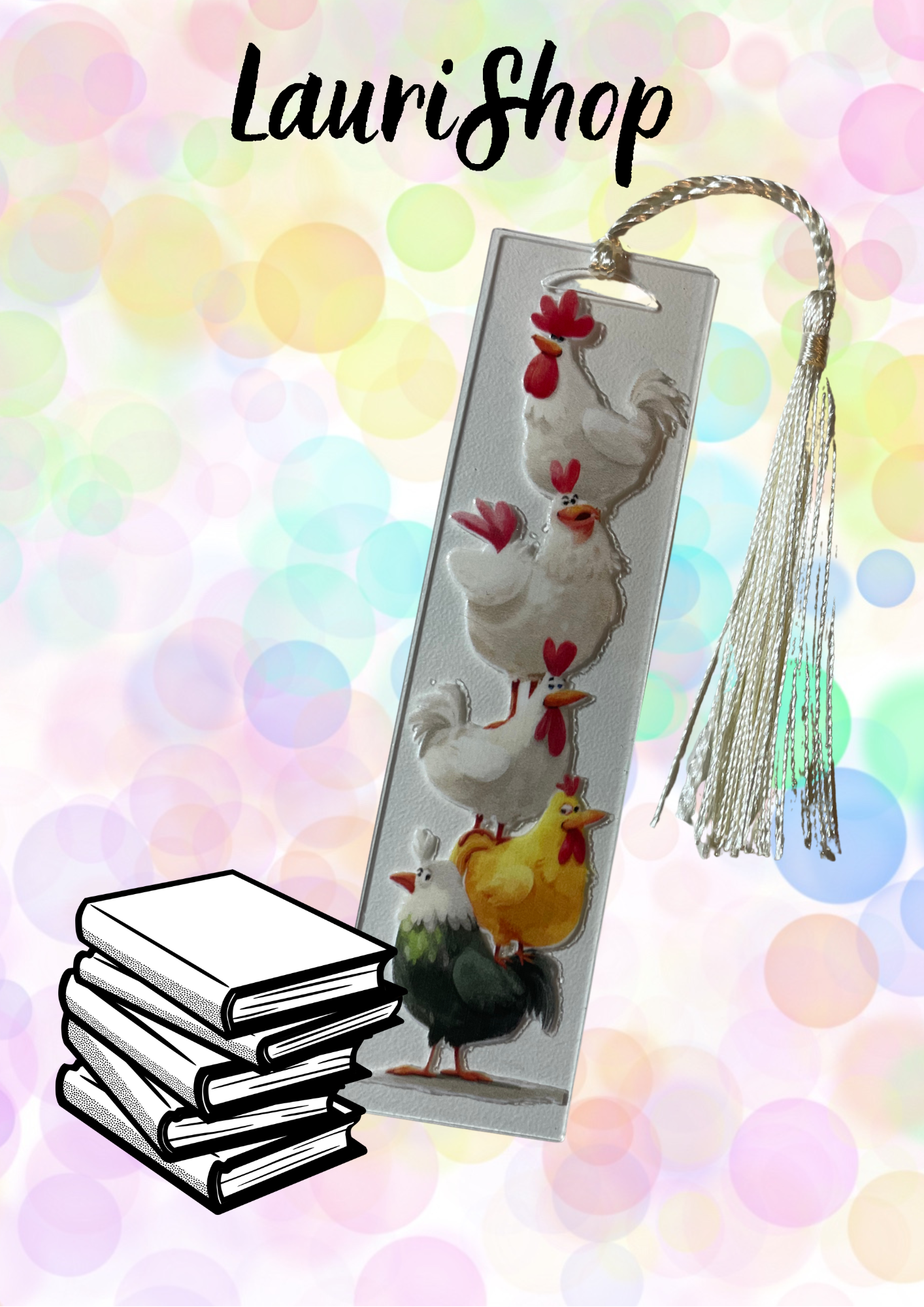 Záložka do knihy - slepice