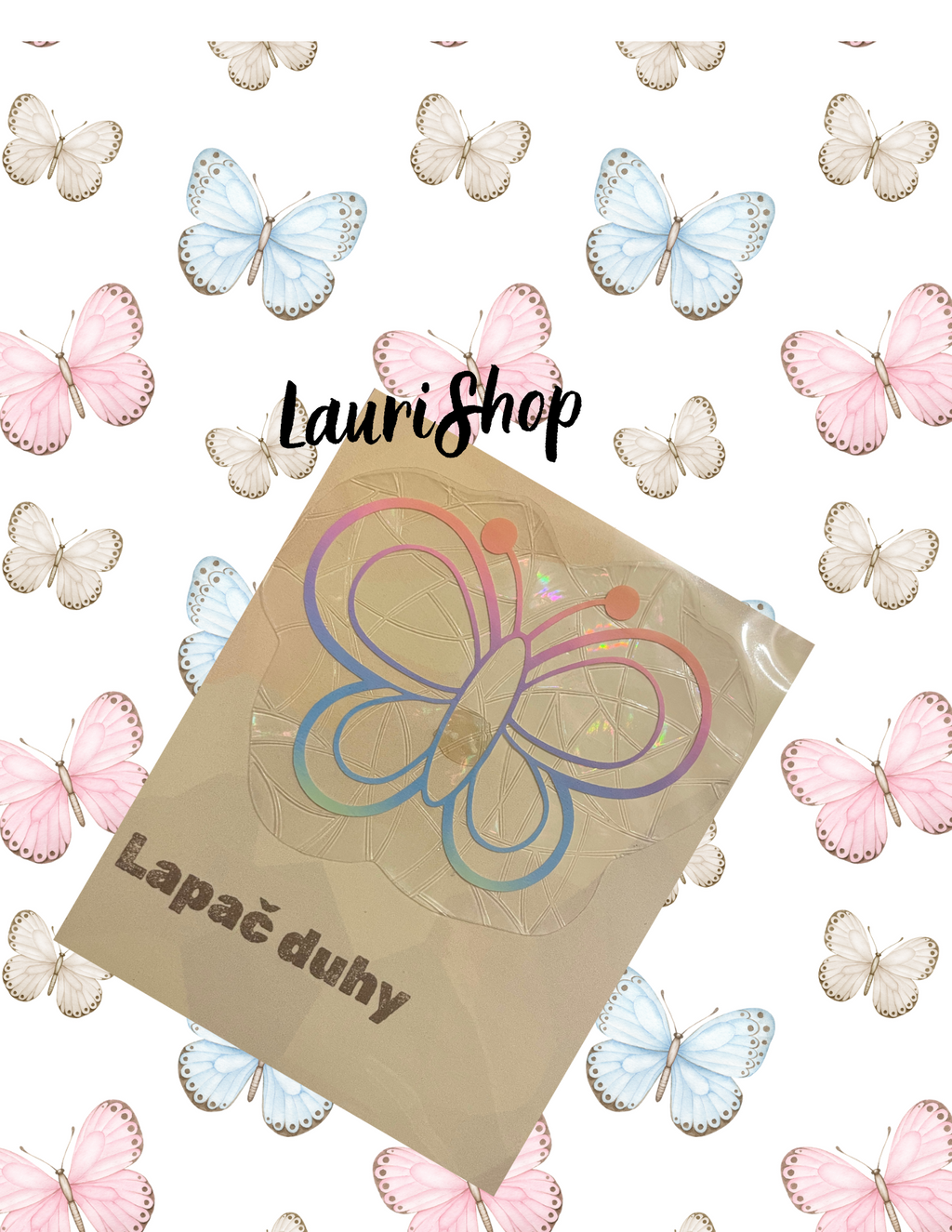 Lapač duhy - motýl barevný